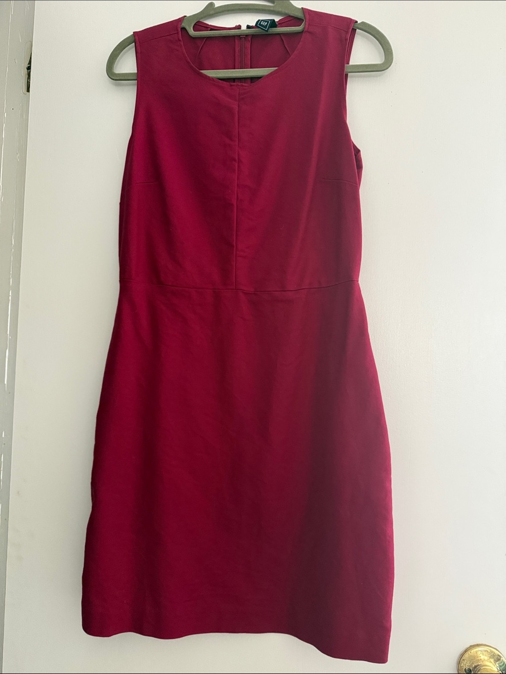 GAP Sleeveless Dress in Burgundy